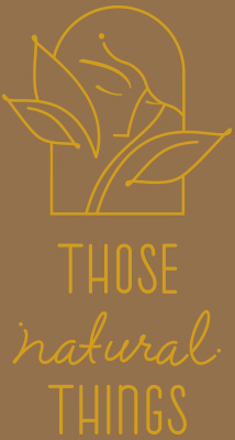 Those Natural Things - logo line reverse